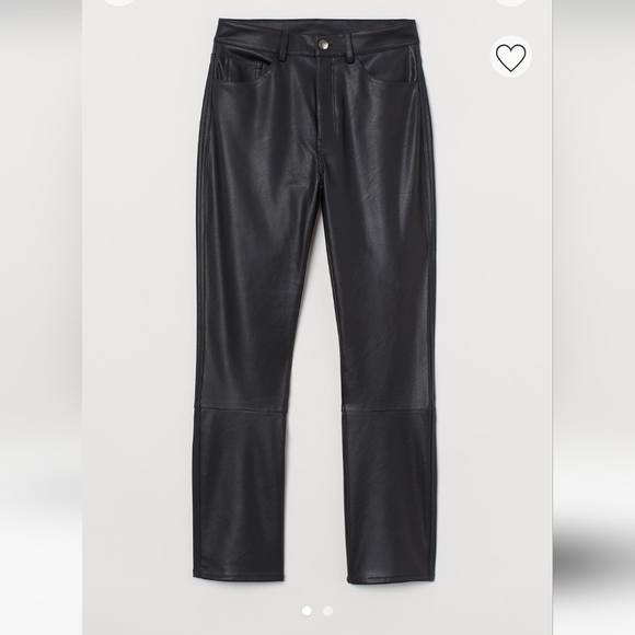 H&M Pants - H&M Faux Leather pants size US 8